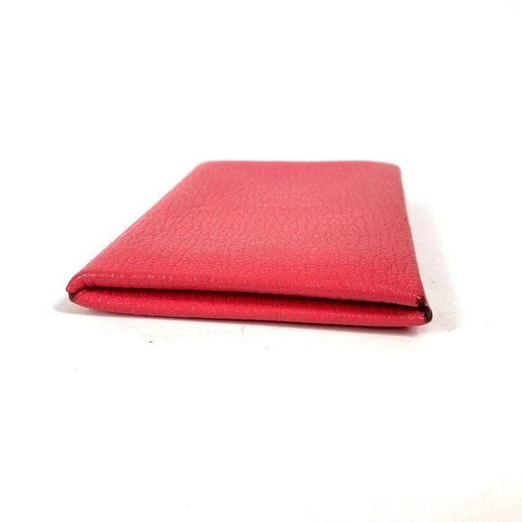 HERMES Calvi Pass Case Card Case Card Case Chevre pink - Picture 4 of 11